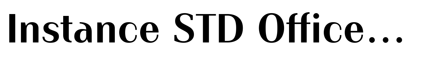 Instance STD Office 1 Bold